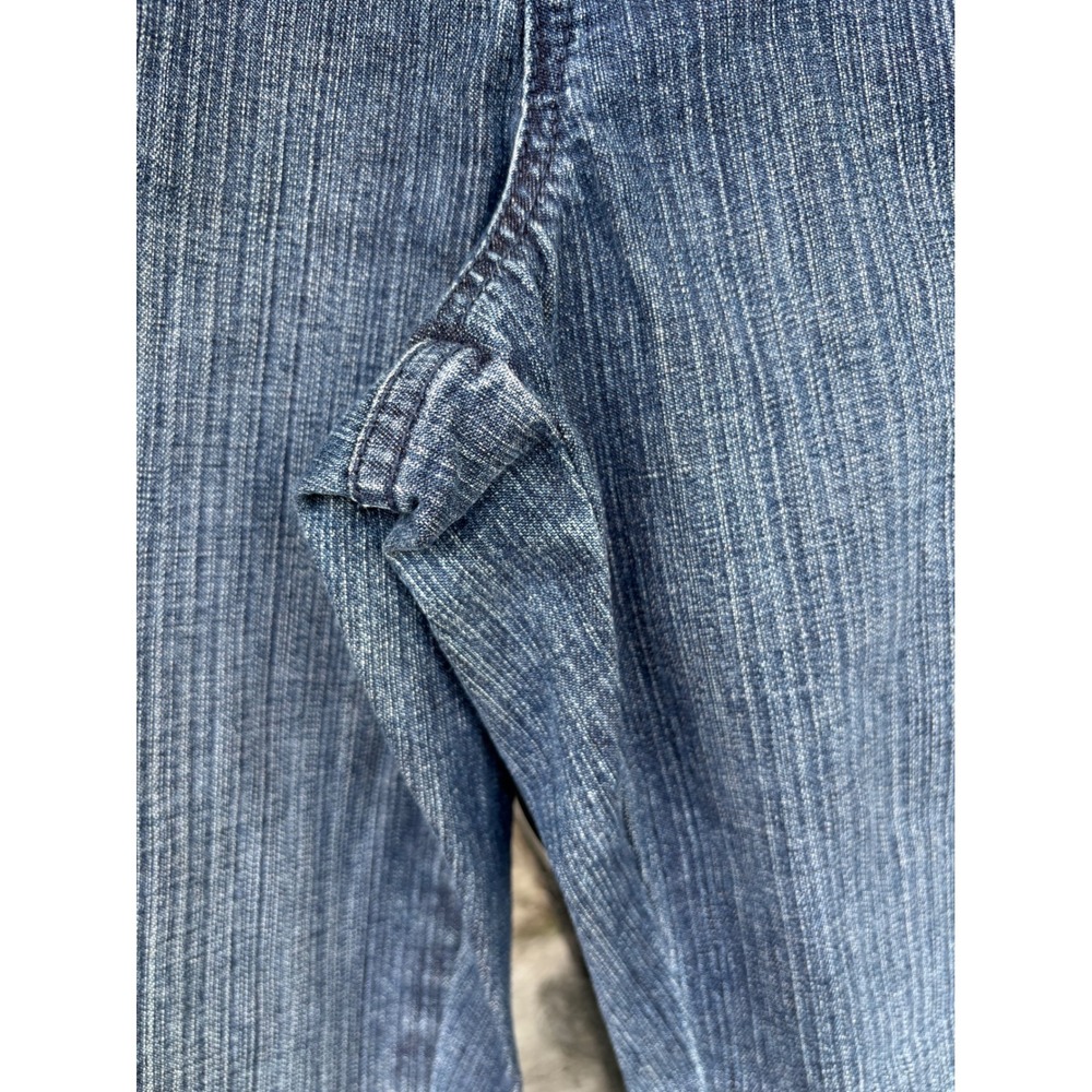 Coldwater Creek Blue Beaded Paisley Embroidered Jeans‎ P10 Medium Wash Straight - Picture 6 of 12